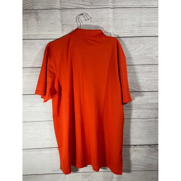 Clemson Tigers - The Tiger Sports Shop Divots Men's L Orange Logo Polo Shirt - Picture 5 of 5